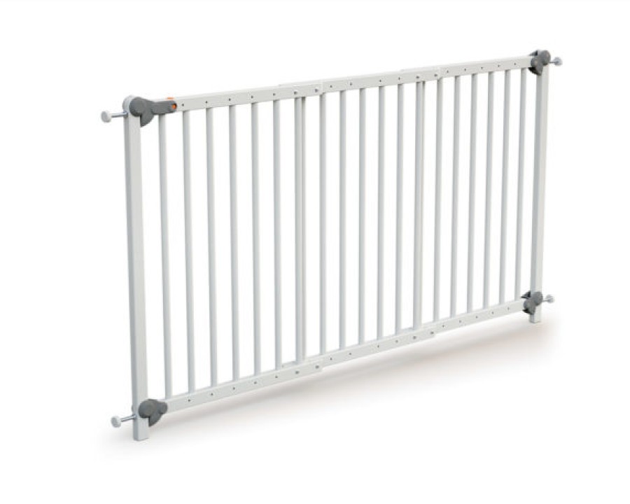 AT4 Barriere De Securite Ultra-Extensible Webaby Blanc & Gris - At4 Extensibles