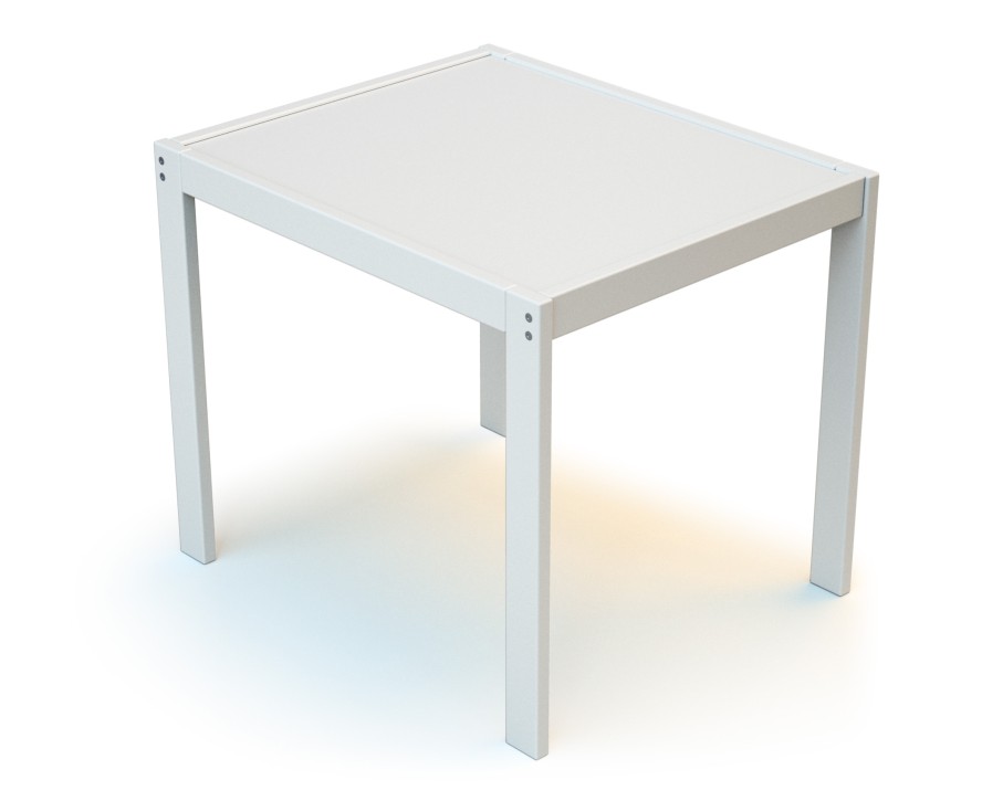 AT4 Table Enfant Webaby Blanche Accessoires De Decoration