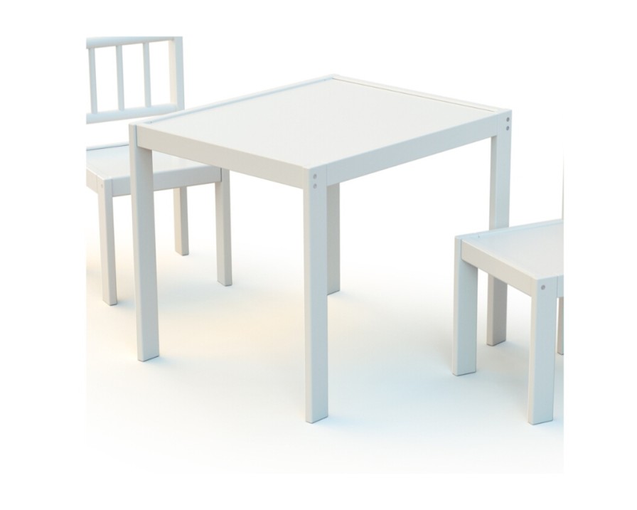 AT4 Table Enfant Webaby Blanche Accessoires De Decoration