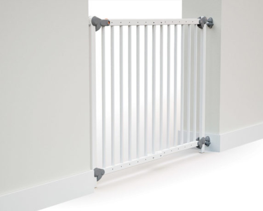 AT4 Barriere De Securite Extensible Webaby Blanc & Gris - At4 Extensibles